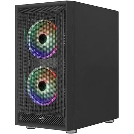 Aerocool Graphite V3 Carcasa Gaming Semitorre con 3 Ventiladores ARGB